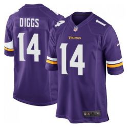 Cheap Stefon Diggs Vikings Jersey From China Purple Limited #14