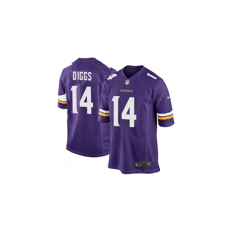 Cheap Stefon Diggs Vikings Jersey From China Purple Limited #14