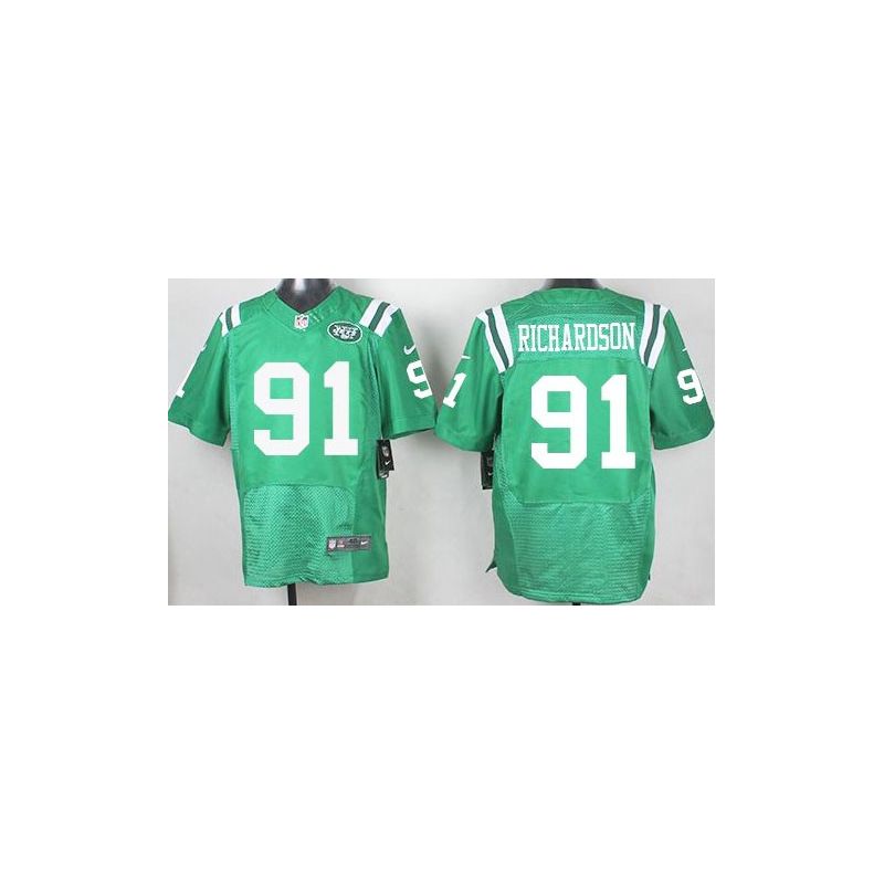 Cheap Sheldon Richardson Jets Jersey From China Color Rush Elite #91