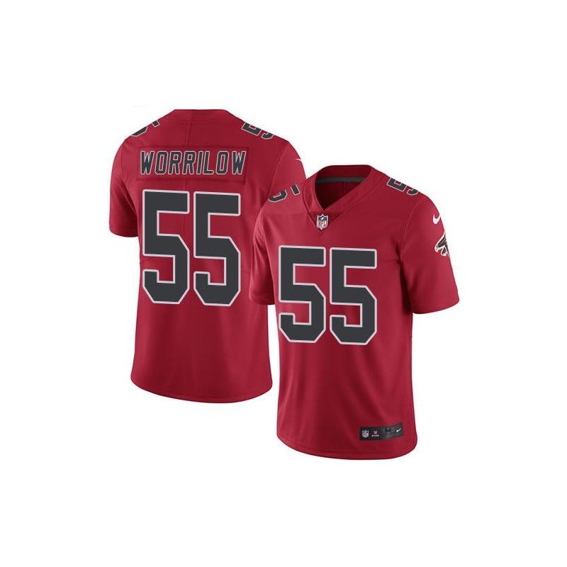 Cheap Paul Worrilow Falcons Jersey From China Color Rush Legend #55