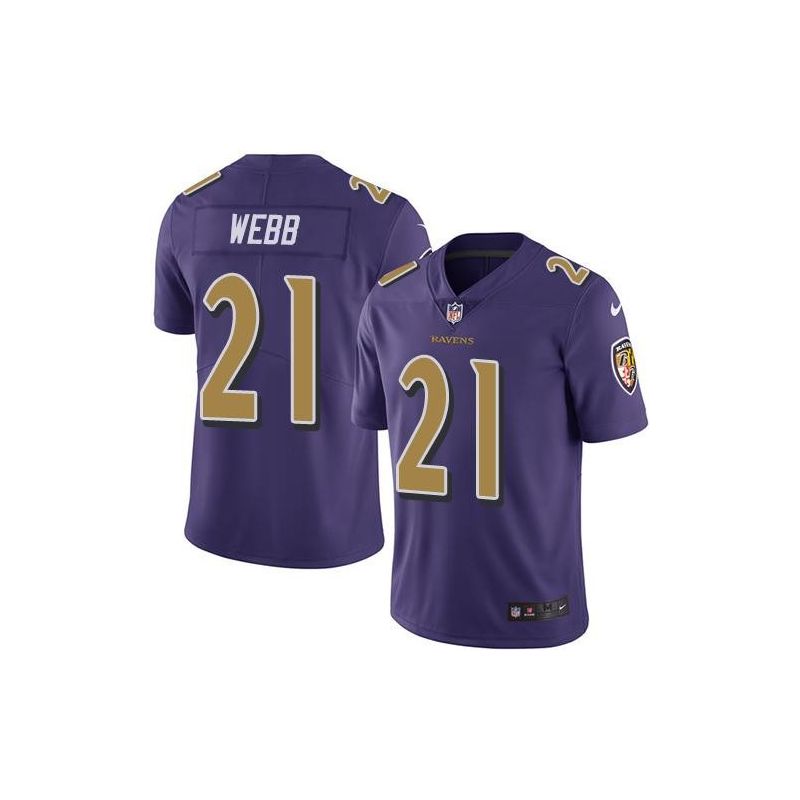 Cheap Lardarius Webb Ravens Jersey From China Color Rush Legend #21 Cheap Lardarius Webb Ravens Jersey From China Color Rush Legend #21