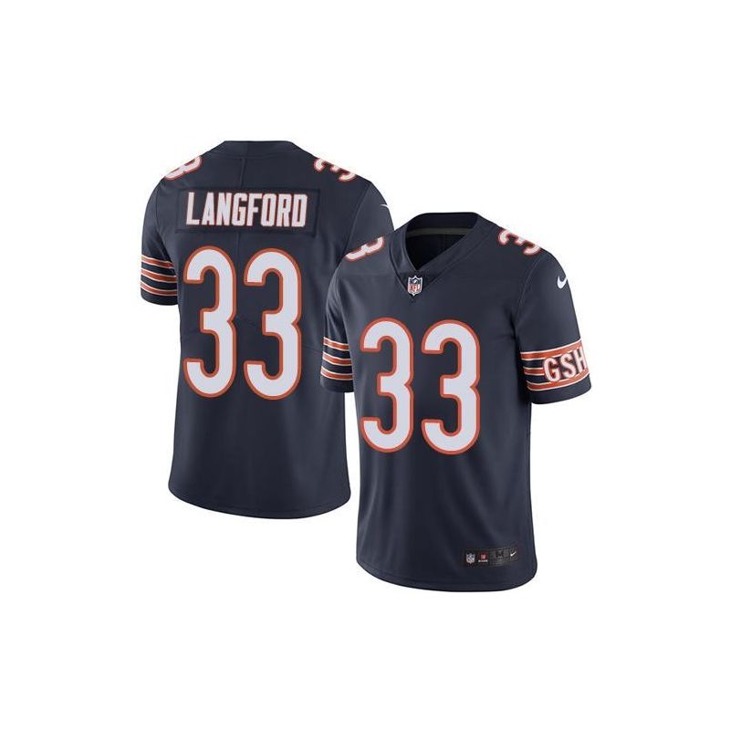 Cheap Jeremy Langford Bears Jersey From China Color Rush Legend #33