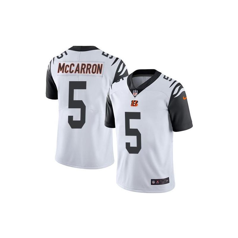 Cheap AJ McCarron Bengals Jersey From China Color Rush Legend #5