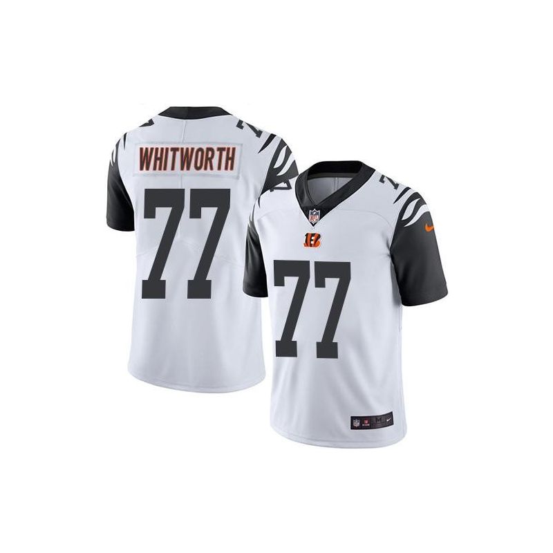 Cheap Andrew Whitworth Bengals Jersey From China Color Rush Legend #77