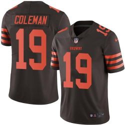 Cheap Corey Coleman Browns Jersey From China Color Rush Legend #19