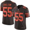 Cheap Danny Shelton Browns Jersey From China Color Rush Legend #55