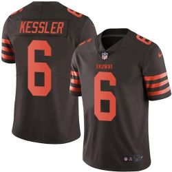 Cheap Cody Kessler Browns Jersey From China Color Rush Legend #6
