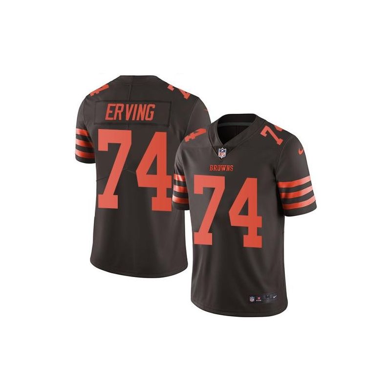 Cheap Cameron Erving Browns Jersey From China Color Rush Legend #74 Cheap Cameron Erving Browns Jersey From China Color Rush Legend #74