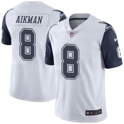 Cheap Troy Aikman Cowboys Jersey From China Color Rush Legend #8