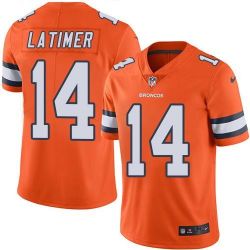 Cheap Cody Latimer Broncos Jersey From China Color Rush Legend #14