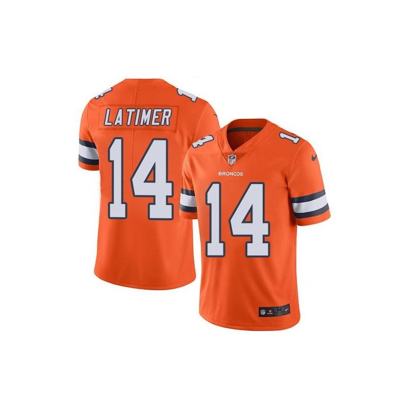 Cheap Cody Latimer Broncos Jersey From China Color Rush Legend #14 Cheap Cody Latimer Broncos Jersey From China Color Rush Legend #14