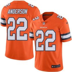 Cheap CJ Anderson Broncos Jersey From China Color Rush Legend #22
