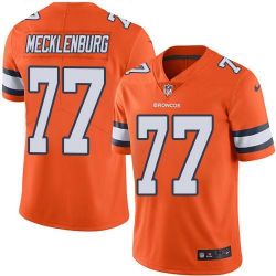 Cheap Karl Mecklenburg Broncos Jersey From China Color Rush Legend #77