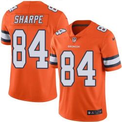 Cheap Shannon Sharpe Broncos Jersey From China Color Rush Legend #84