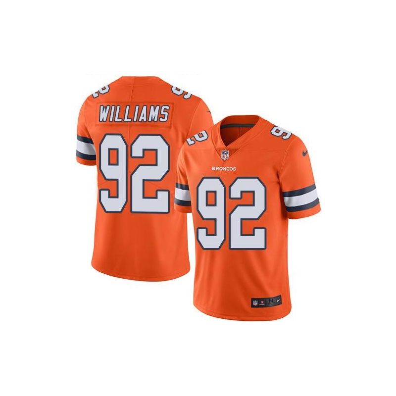 Cheap Sylvester Williams Broncos Jersey From China Color Rush Legend #92 Cheap Sylvester Williams Broncos Jersey From China Color Rush Legend #92