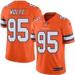 Cheap Derek Wolfe Broncos Jersey From China Color Rush Legend #95