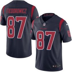 Cheap CJ Fiedorowicz Texans Jersey From China Color Rush Legend #87