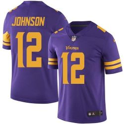 Cheap Charles Johnson Vikings Jersey From China Color Rush Legend #12