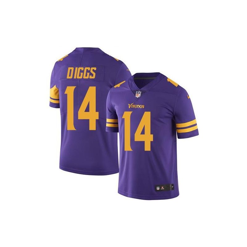 Cheap Stefon Diggs Vikings Jersey From China Color Rush Legend #14