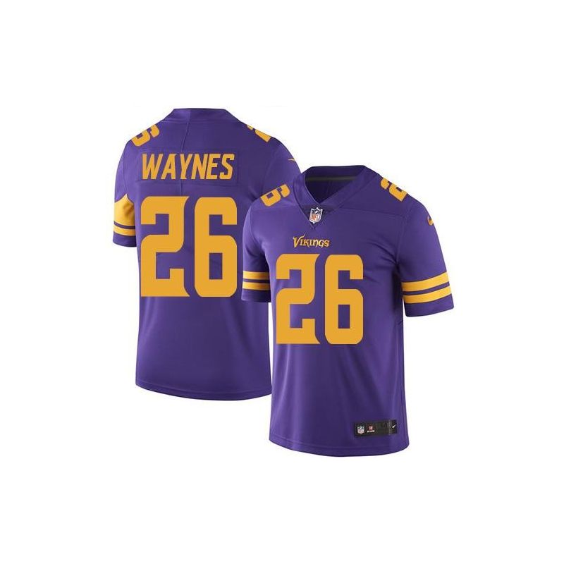 Cheap Trae Waynes Vikings Jersey From China Color Rush Legend #26