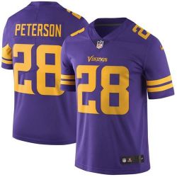 Cheap Adrian Peterson Vikings Jersey From China Color Rush Legend #28