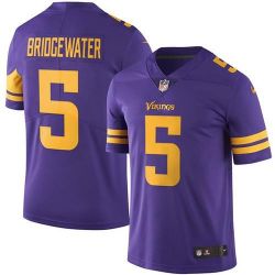 Cheap Teddy Bridgewater Vikings Jersey From China Color Rush Legend #5