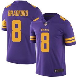 Cheap Sam Bradford Vikings Jersey From China Color Rush Legend #8
