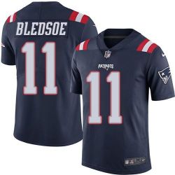 Cheap Drew Bledsoe Patriots Jersey From China Color Rush Legend #11