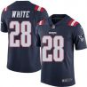 Cheap James White Patriots Jersey From China Color Rush Legend #28