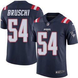 Cheap Tedy Bruschi Patriots Jersey From China Color Rush Legend #54