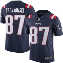 Cheap Rob Gronkowski Patriots Jersey From China Color Rush Legend #87