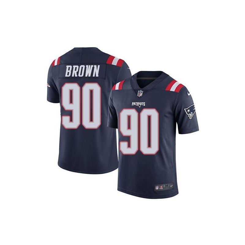 Cheap Malcom Brown Patriots Jersey From China Color Rush Legend #90
