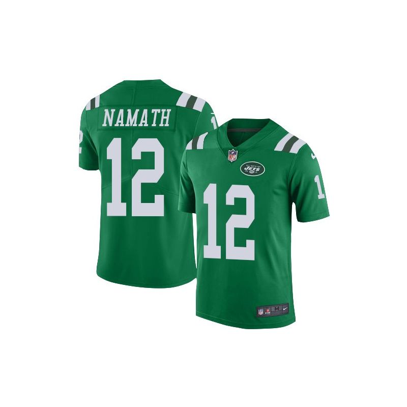 Cheap Joe Namath Jets Jersey From China Color Rush Legend #12 Cheap Joe Namath Jets Jersey From China Color Rush Legend #12