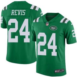 Cheap Darrelle Revis Jets Jersey From China Color Rush Legend #24