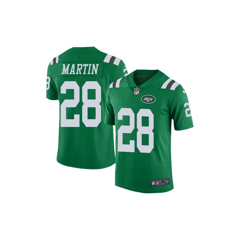 Cheap Curtis Martin Jets Jersey From China Color Rush Legend #28