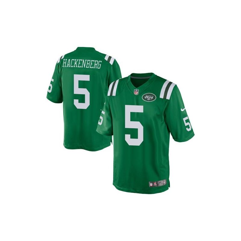 Cheap Christian Hackenberg Jets Jersey From China Color Rush Legend #5