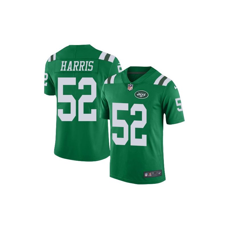 Cheap David Harris Jets Jersey From China Color Rush Legend #52