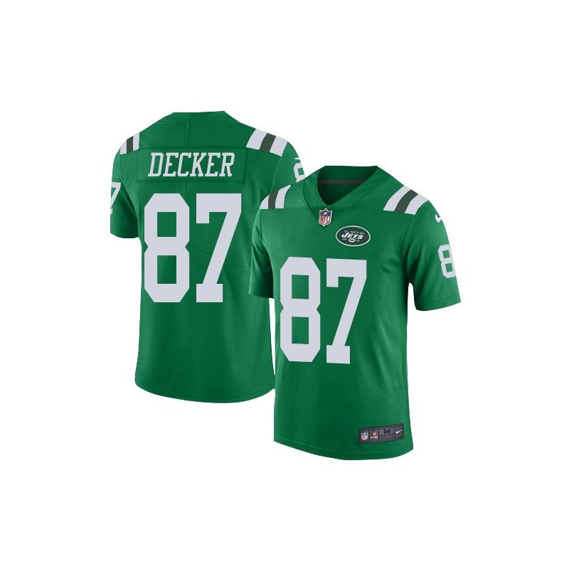 Cheap Eric Decker Jets Jersey From China Color Rush Legend #87