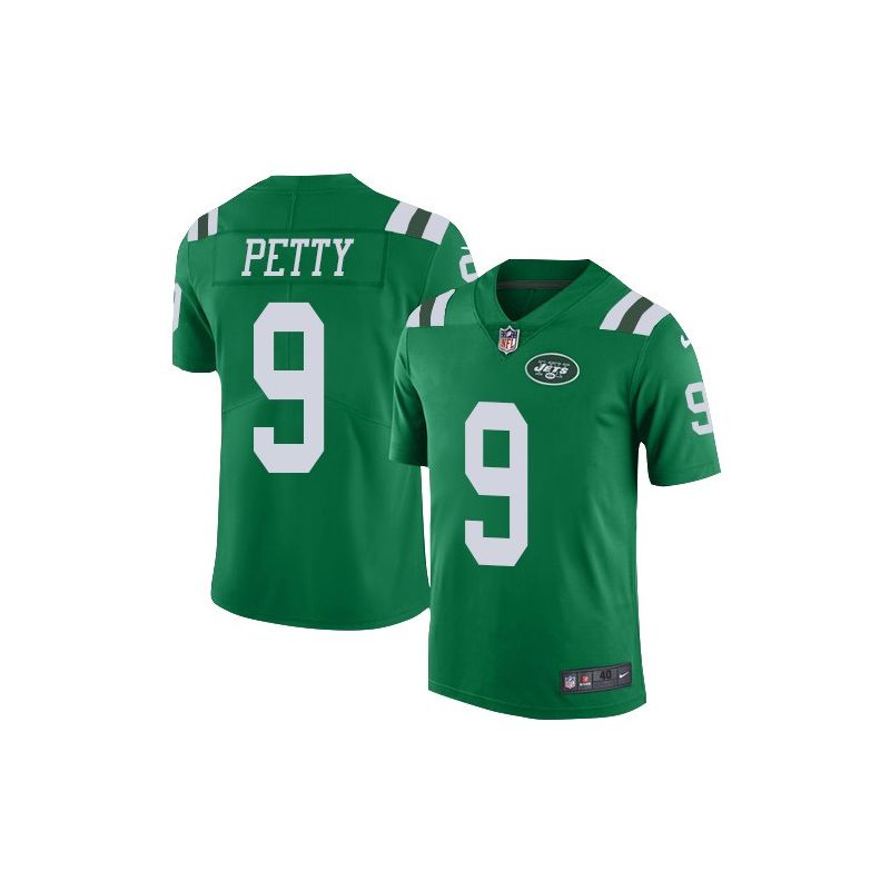 Cheap Bryce Petty Jets Jersey From China Color Rush Legend #9