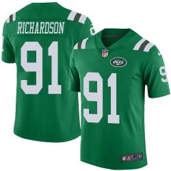 Cheap Sheldon Richardson Jets Jersey From China Color Rush Legend #91