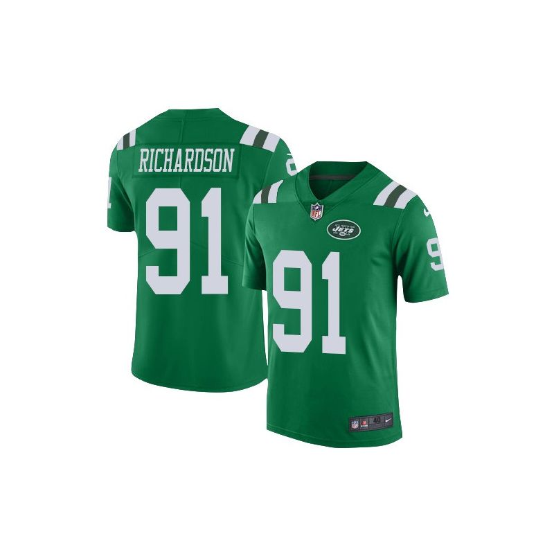 Cheap Sheldon Richardson Jets Jersey From China Color Rush Legend #91