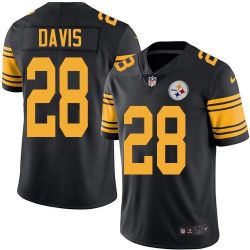 Cheap Sean Davis Steelers Jersey From China Color Rush Legend #28