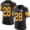Cheap Sean Davis Steelers Jersey From China Color Rush Legend #28