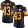Cheap Troy Polamalu Steelers Jersey From China Color Rush Legend #43
