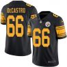 Cheap David DeCastro Steelers Jersey From China Color Rush Legend #66