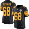 Cheap LC Greenwood Steelers Jersey From China Color Rush Legend #68