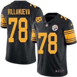 Cheap Alejandro Villanueva Steelers Jersey From China Color Rush Legend #78