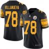 Cheap Alejandro Villanueva Steelers Jersey From China Color Rush Legend #78