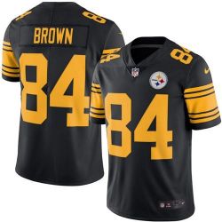 Cheap Antonio Brown Steelers Jersey From China Color Rush Legend #84