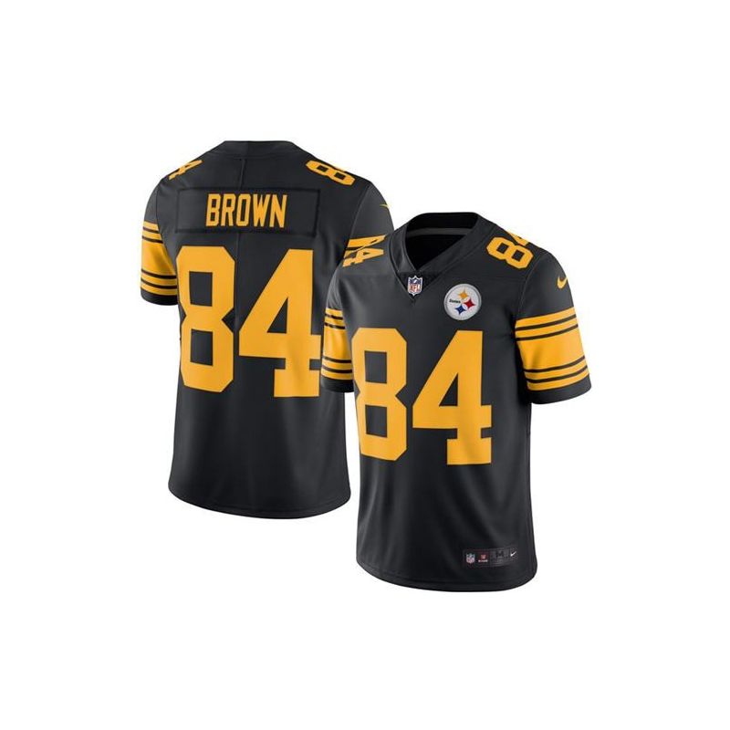 Cheap Antonio Brown Steelers Jersey From China Color Rush Legend #84